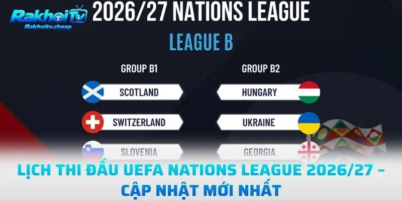 Lịch Thi Đấu UEFA Nations League 2026/27 – Cập Nhật Mới Nhất